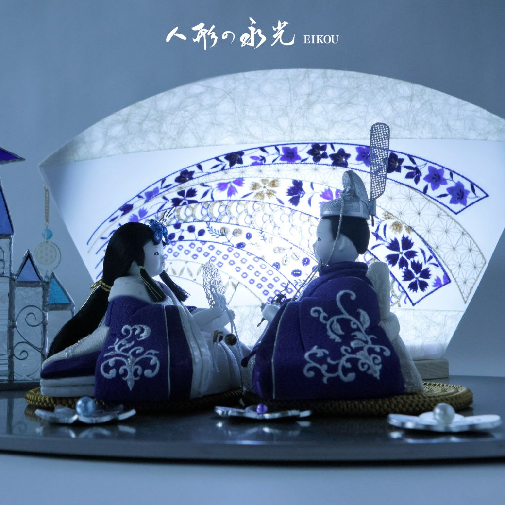 雛人形和紙照明飾り人形の永光限定商品